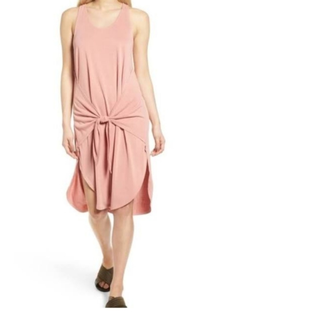 Trouve Tie Front Knit Dress